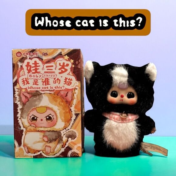 Baby Three Whose Cat Am I? Plush Blind Box - Cola - Picture 16 of 16